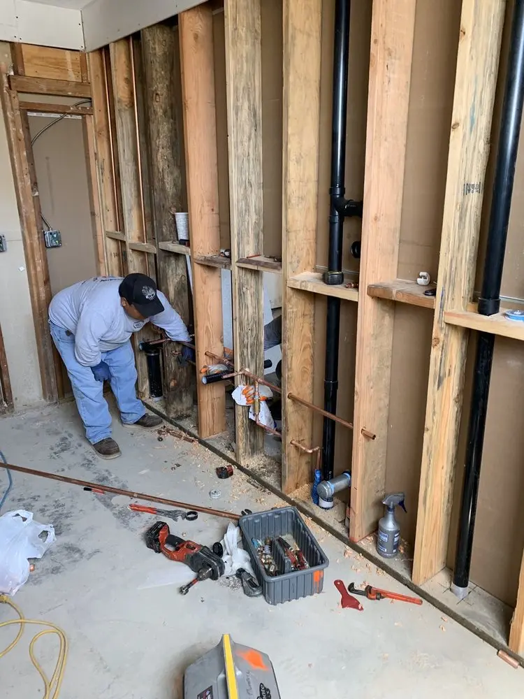 Commercial rough-in plumbing for Gas Line Repair in Springbrook West